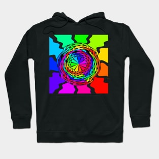 Rainbow Color Wheel Hoodie